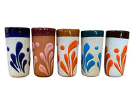 Mexican Ceramic Tequilero Shot Glass - Chile Mojo