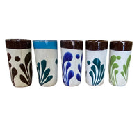 Mexican Ceramic Tequilero Shot Glass - Chile Mojo