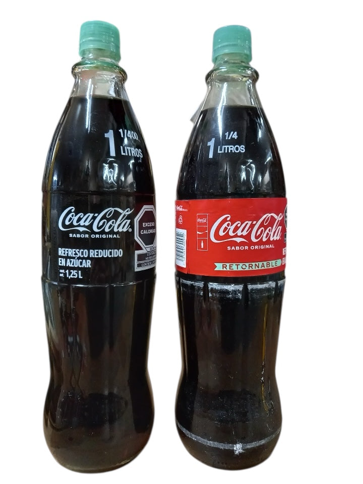 Mexican Coke - big 1.25 litre Glass Bottle