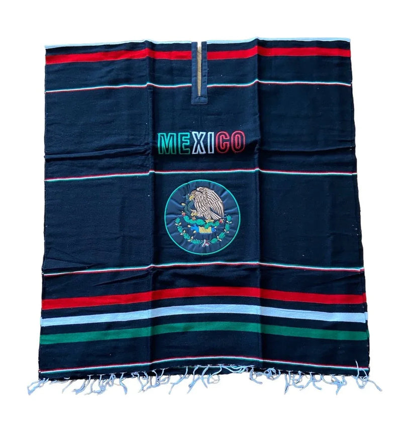 Poncho - Mexican Eagle Emblem - Chile Mojo