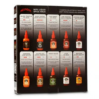 Melindas Mini Liquid Spice Rack (10 x 2oz squeezy bottles) - Chile Mojo