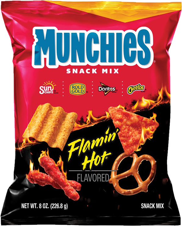 Frito Lay Munchies Flamin Hot Snack Mix 262g (8oz)