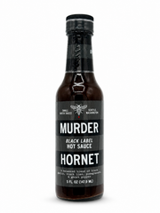 Murder Hornet Black Label Hot Sauce 5oz. (148ml)