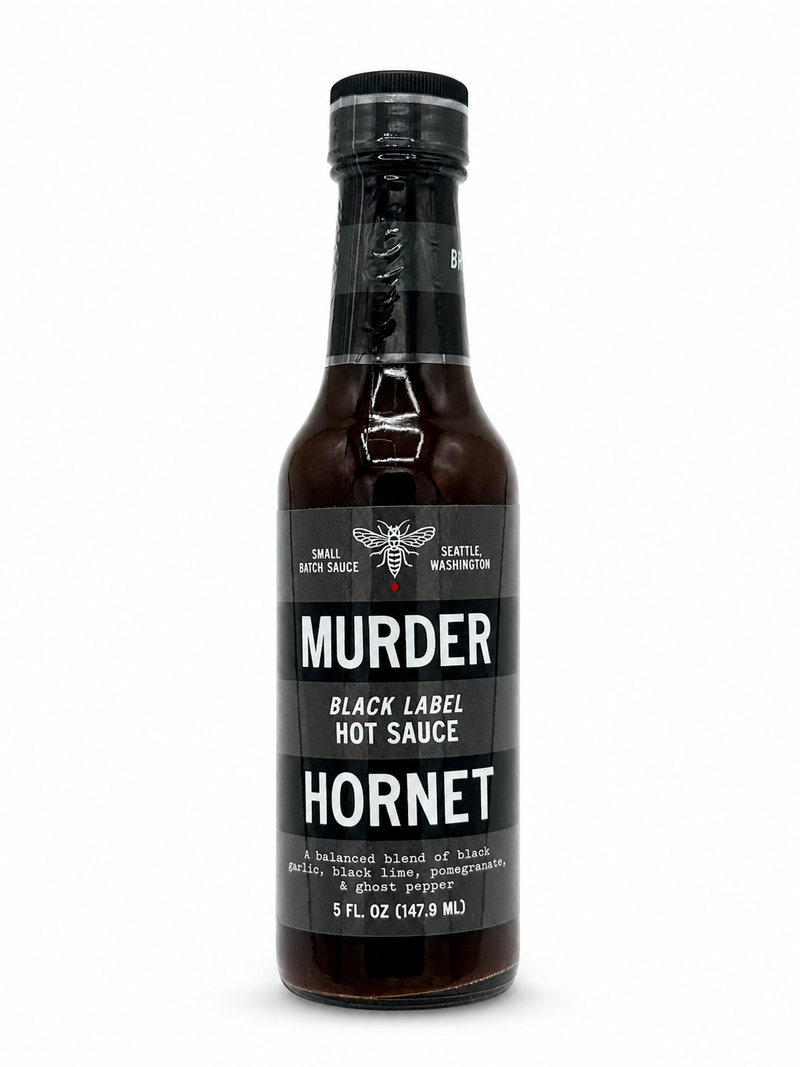 Murder Hornet Black Label Hot Sauce 5oz. (148ml)