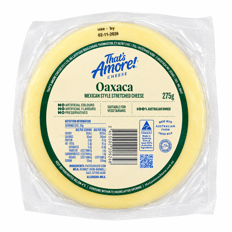 Oaxaca Mexican Style String Cheese 275g - Collect in store only.