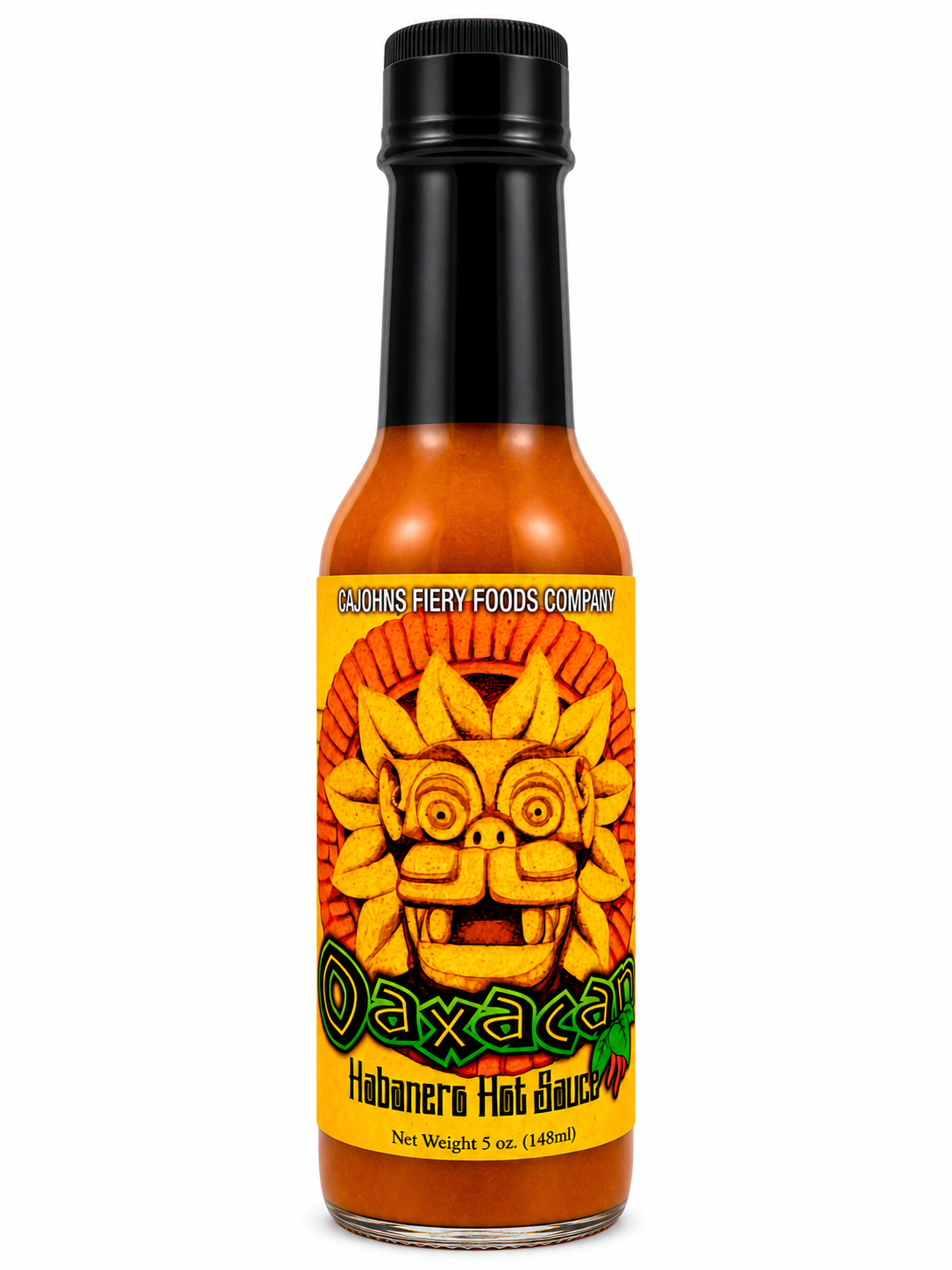 Cajohns Oaxacan Habanero Hot Sauce 5oz (148ml)