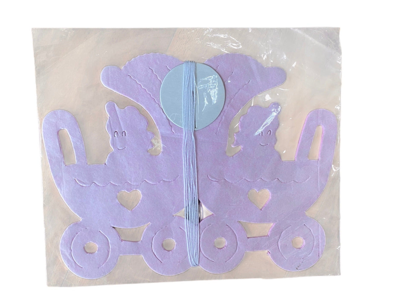 Papel Picado - accordian Baby Shower - pram - 23cm x 16cm - 7 ft