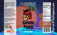 PexPeppers Cosmic Peach Habanero Hot Sauce 5oz (148ml) - Chile Mojo