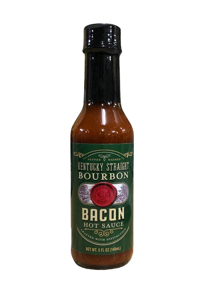 Kentucky Straight Bourbon Bacon Jalapeno Hot Sauce 148ml - Chile Mojo