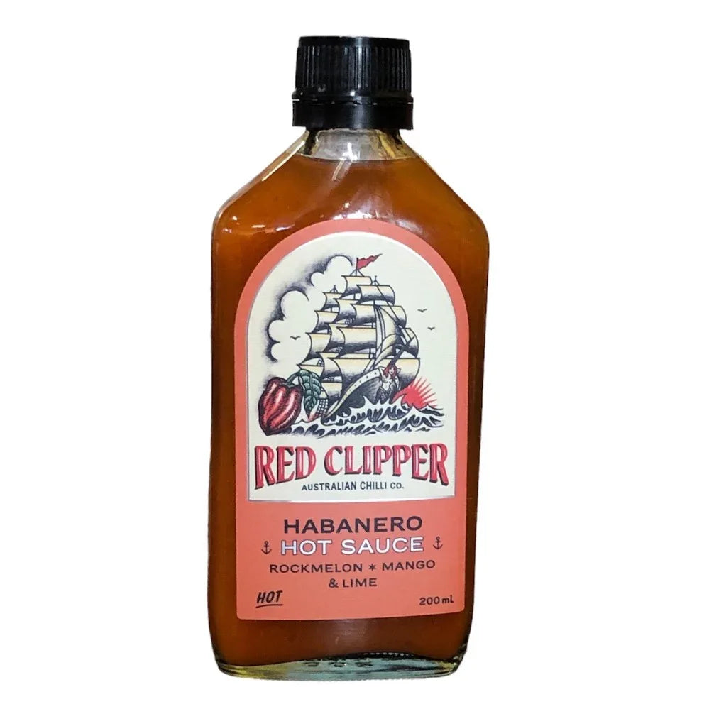 Red Clipper Habanero Mango Rockmelon and Lime Hot Sauce 200ml - Chile Mojo