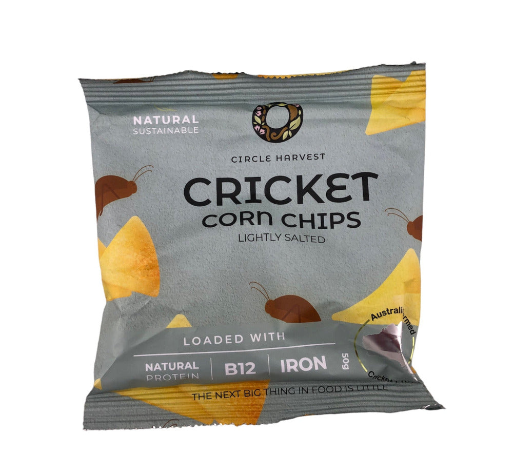Cricket Corn Chips - Lightly Salted 50gm