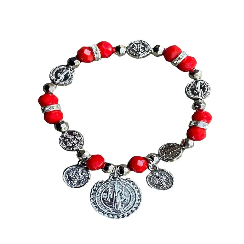 San Benito (St Benedict) charm bracelet - Chile Mojo