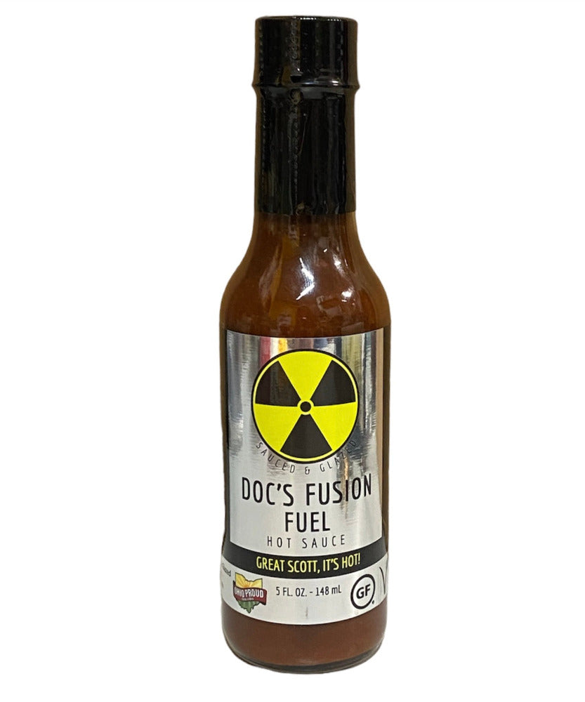 Docs Fusion Fuel Hot Sauce 5oz (148ml) - best before Nov 2023