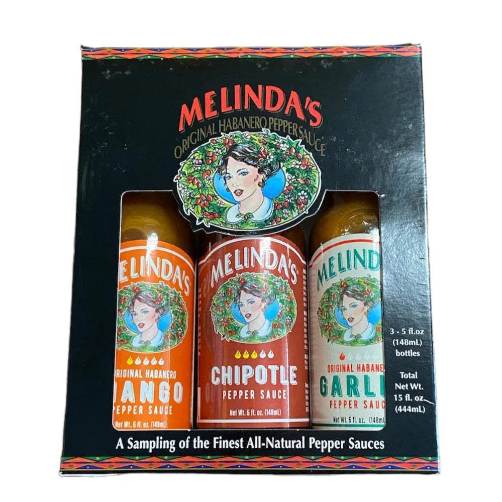 Melindas Gift Pack - 3 flavours - Medium - Chile Mojo