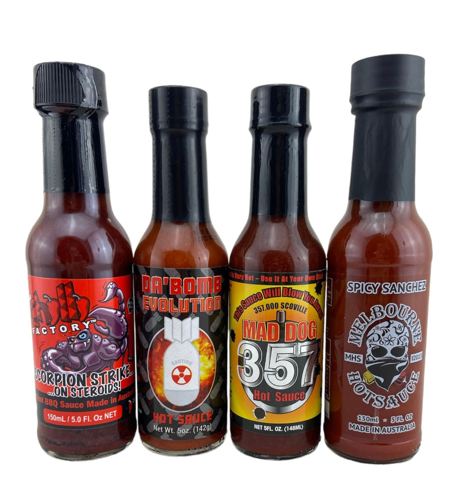 Hot Sauce Collection for those who just want heat - Dammit!!