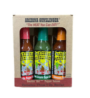 Arizona Gunslinger Hot Sauce Gift Pack - 3 x 5oz (148ml) - Chile Mojo