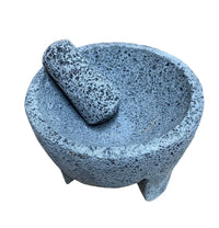 Molcajete mortar and pestle - natural Mexican volcanic stone - Chile Mojo