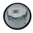 Handblown Mexican Drinking Glass - blue rim - Chile Mojo