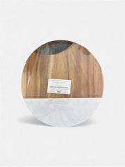 Willow Vale Marble & Wood Serving Board 30cm - Chile Mojo