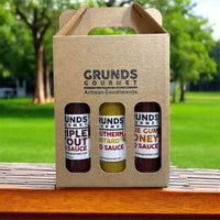 Grunds Gourmet BBQ Sauce Gift Pack (3 x 250ml)
