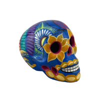 Calavera colored ceramic Skull Large 14cm-16cm - Chile Mojo