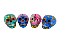 Calavera colored ceramic Skull Medium 12cm-15cm - Chile Mojo