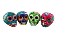 Calavera colored ceramic Skull Small 8cm-12cm - Chile Mojo