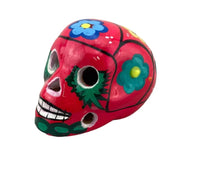 Calavera colored ceramic Skull Small 8cm-12cm - Chile Mojo