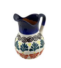 Mexican Ceramic Water Pitcher - Jarra de Ceramica Decorada - Chile Mojo