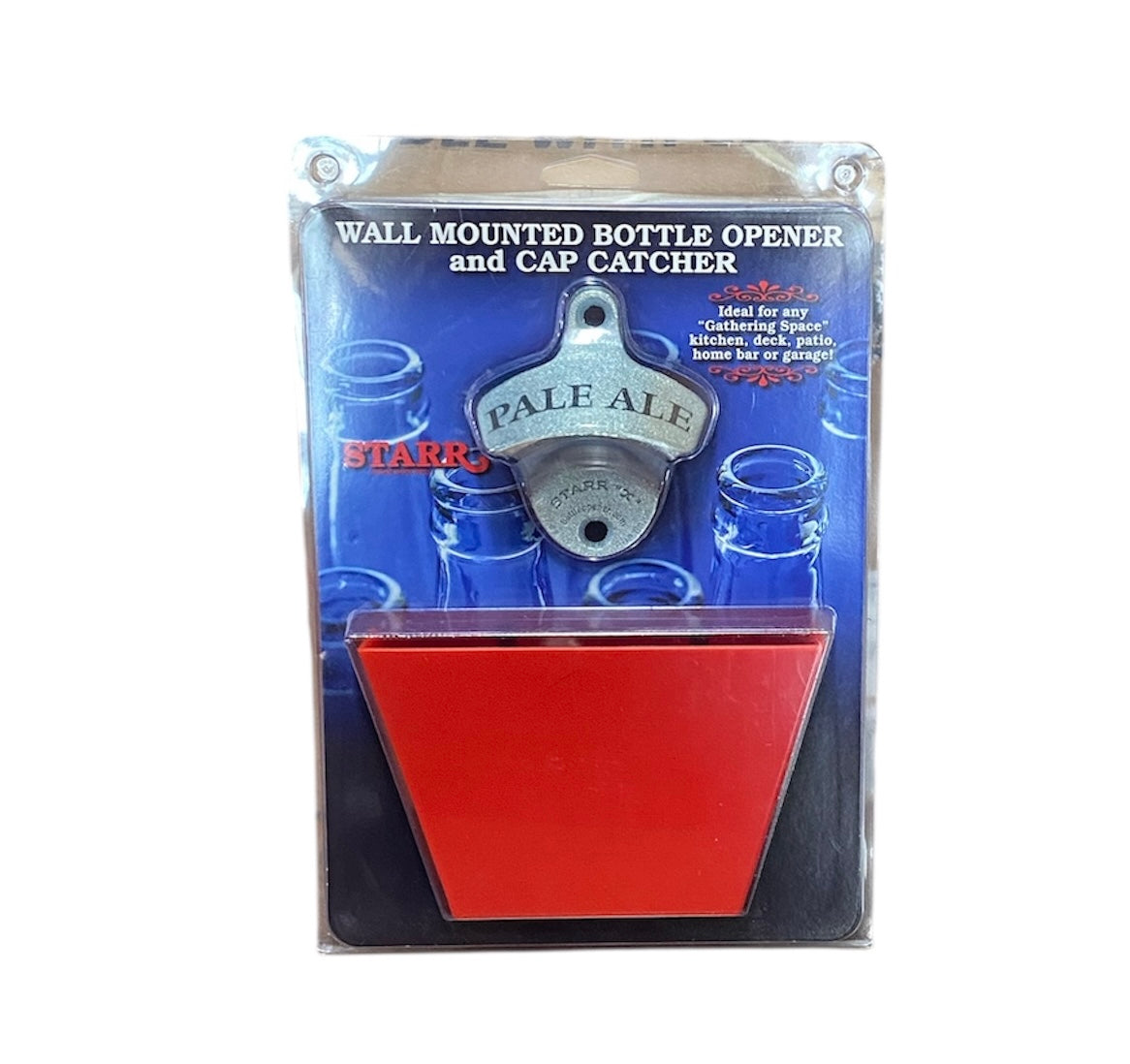 Starr X Bottle Opener & Cap Catcher Set - Pale Ale - end of line special RED only