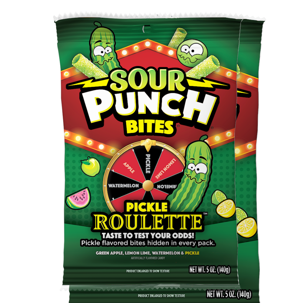 Sour Punch Roulette Pickle Bites 140gm