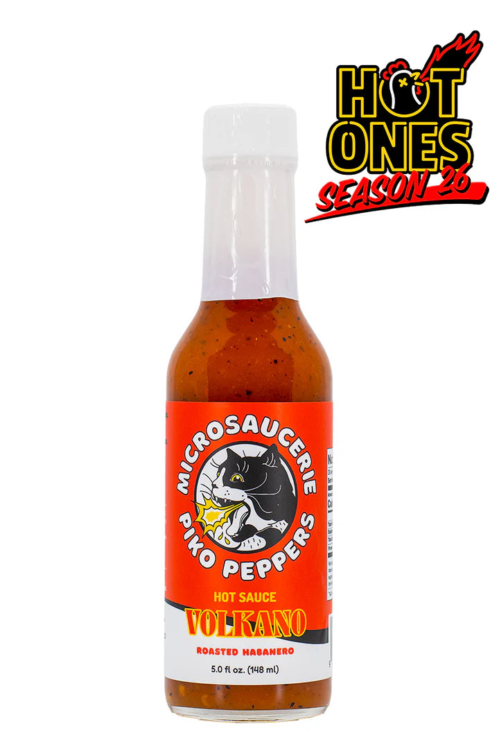 Piko Peppers Volkano Roasted Habanero Hot Sauce 148ml (5oz)