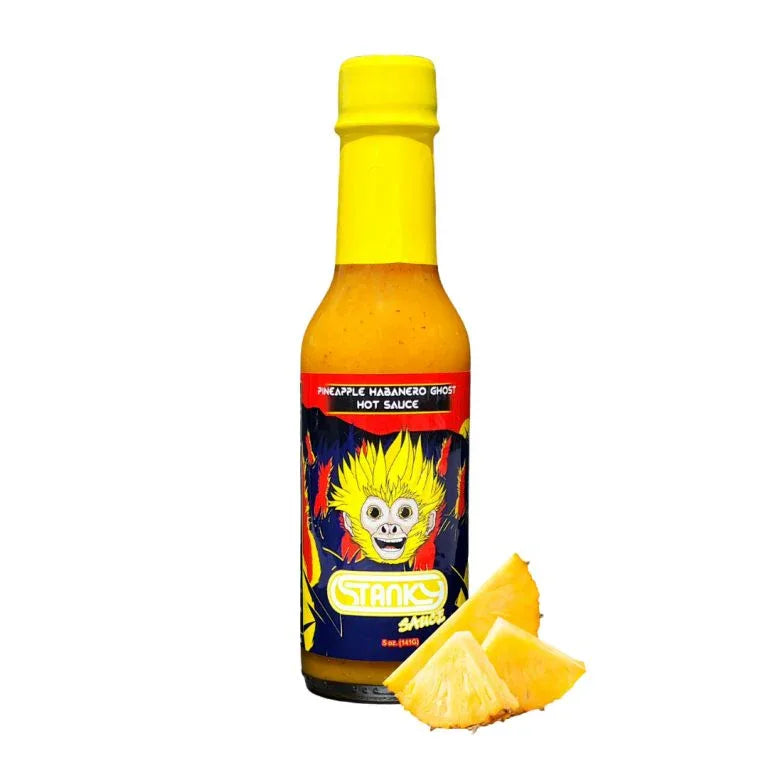 Stanky Sauce - Pineapple Habanero Ghost Hot Sauce 5oz (148ml) - Chile Mojo