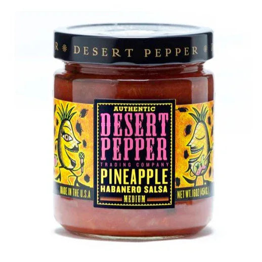 Desert Pepper Habanero Pineapple Salsa 16oz (454gm) - Chile Mojo