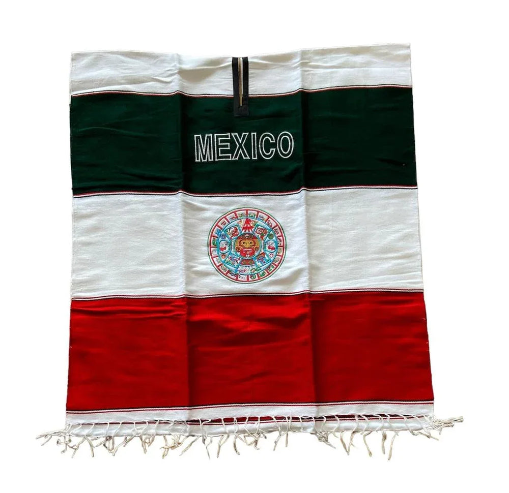 Poncho - Mexican Aztec Calendar - Chile Mojo