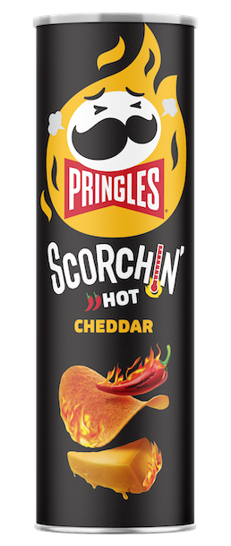 US Pringles Scorchin Hot Cheddar Potato Chips 158g