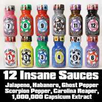 Pure Bred Idiot Hot Sauce Roulette Game - 12 sauce set - Chile Mojo