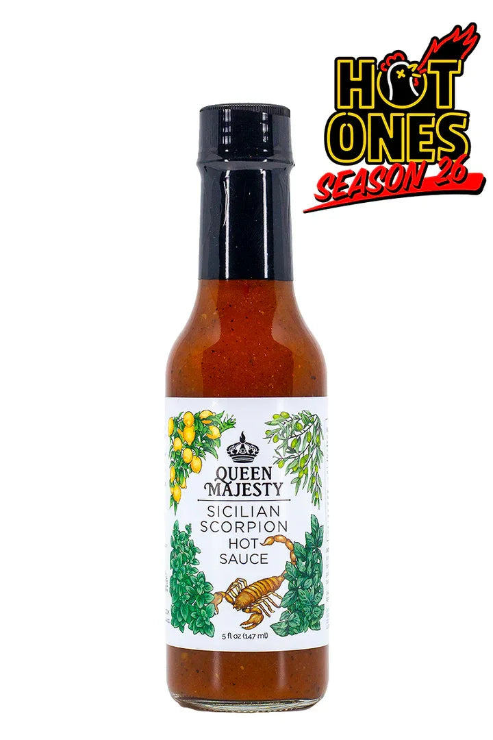 Queen Majesty Sicilian Scorpion Hot Sauce 148ml (5oz) - Chile Mojo