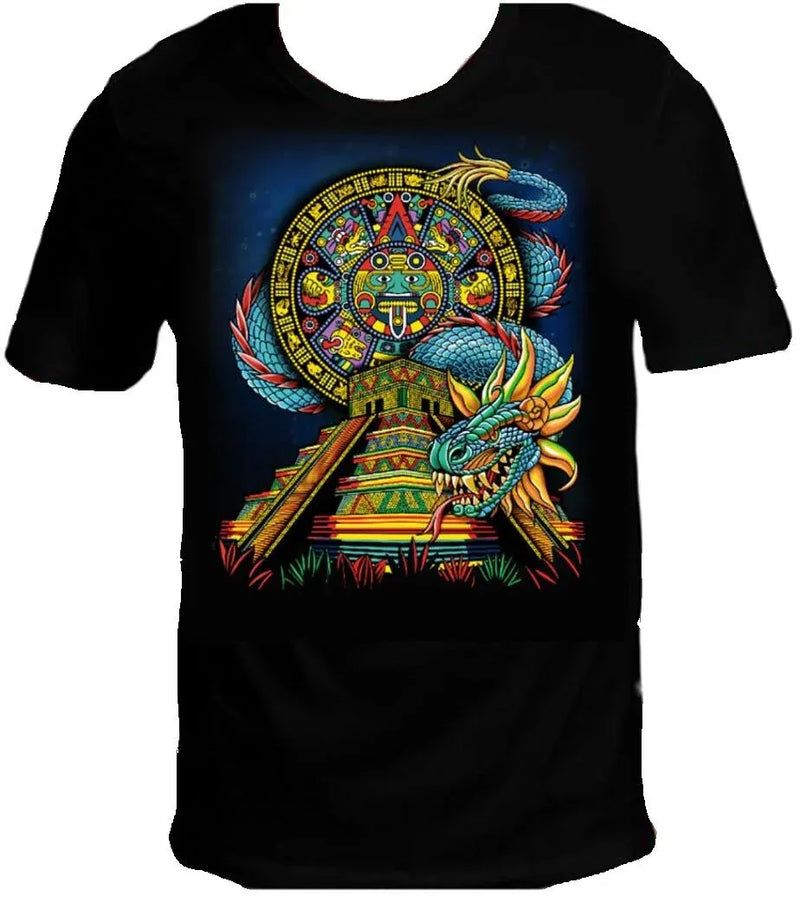 Mexican Aztec God Quetzalcoatl_T-shirt - Chile Mojo