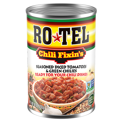 RoTel Chili Fixins - Seasoned Diced Tomatos w/Green Chile Lime and Cilantro 283gm (10oz)