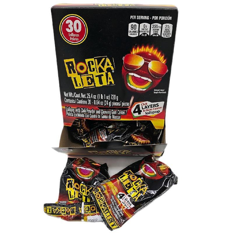 Rockaleta Mexican Chilli & Gum Centre Lollipop - Chile Mojo