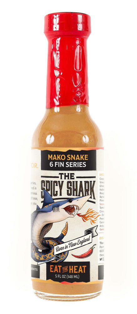 Spicy Shark - Mako Snake (6-Fin Series) Hot Sauce 148ml (5oz)