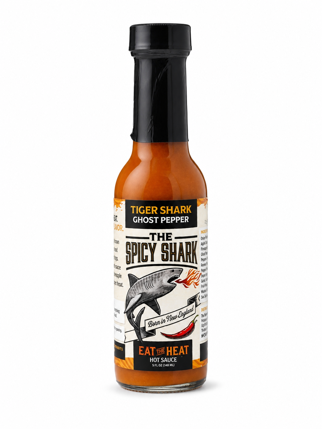 Spicy Shark - Tiger Shark Ghost Hot Sauce 148ml (5oz)