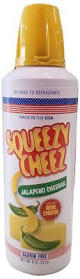 Squeezy Cheez - Jalapeno Cheddar 8oz (227gm) - Chile Mojo