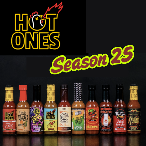 .The Hot Ones Season 25 - all 10 sauces