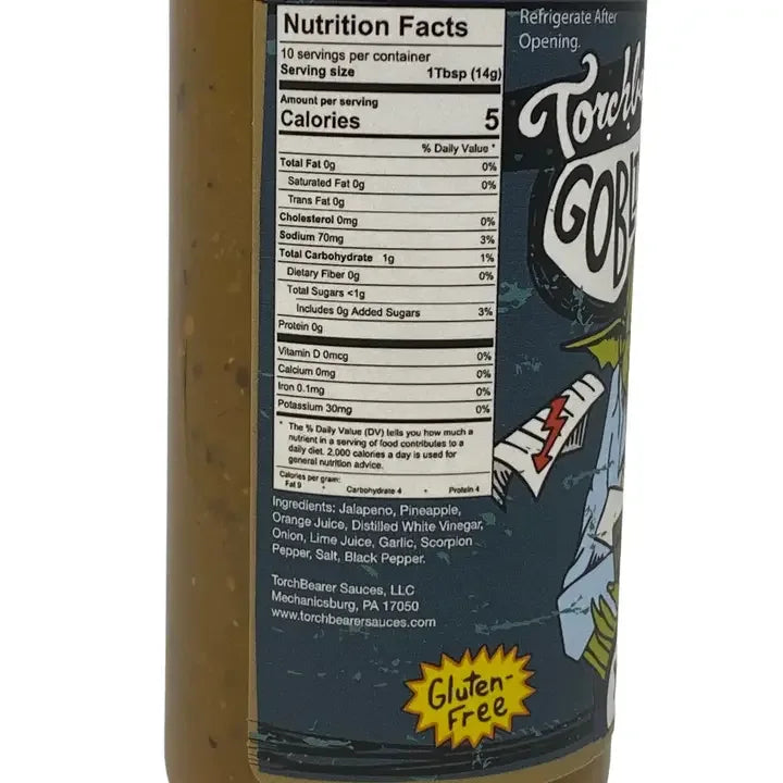 Torchbearer Nekrogoblikons Green Goblin Sauce 148ml (5oz) - Chile Mojo