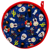 Tortilla Warmer - Day of the Dead Multi