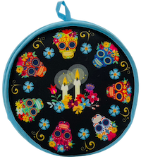 Tortilla Warmer - Day of the Dead Candles