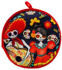 Tortilla Warmer - Day of the Dead Couple