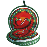 Tortilla Warmer - Chile Pepper Medallion - Chile Mojo
